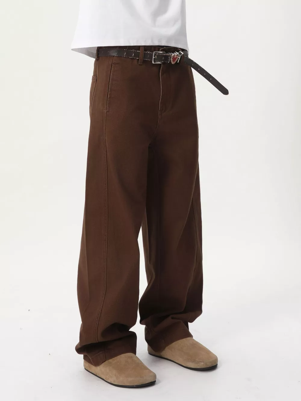 Men's Vintage Wide Leg Jeans, image 4