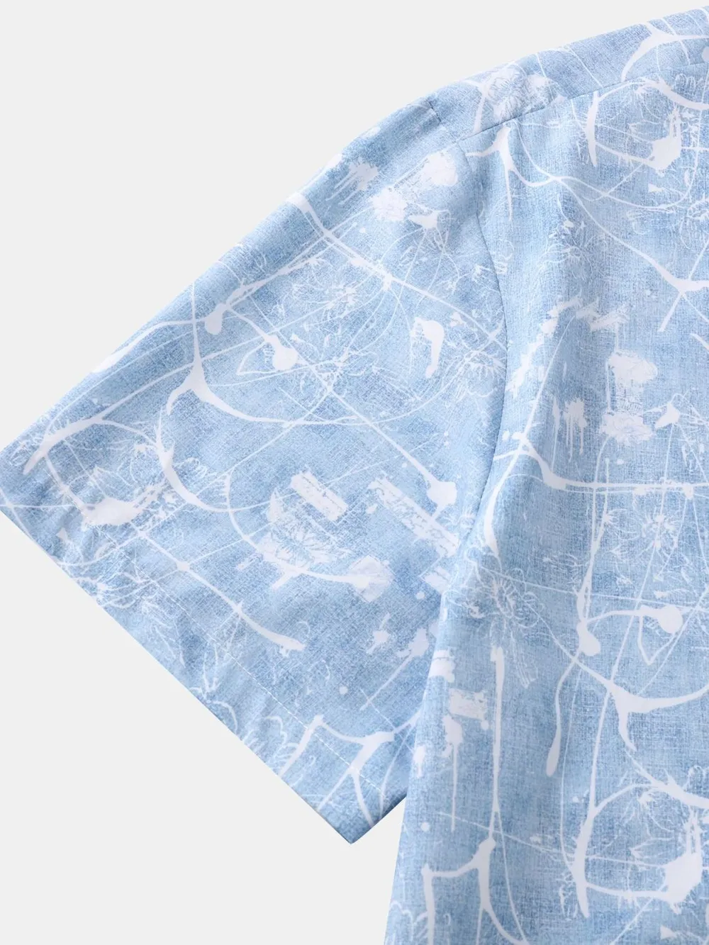 Men's Printed Short Sleeve Button Down Shirt, image 6