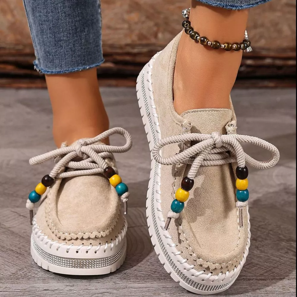 Round Toe Platform Loafers, image 6