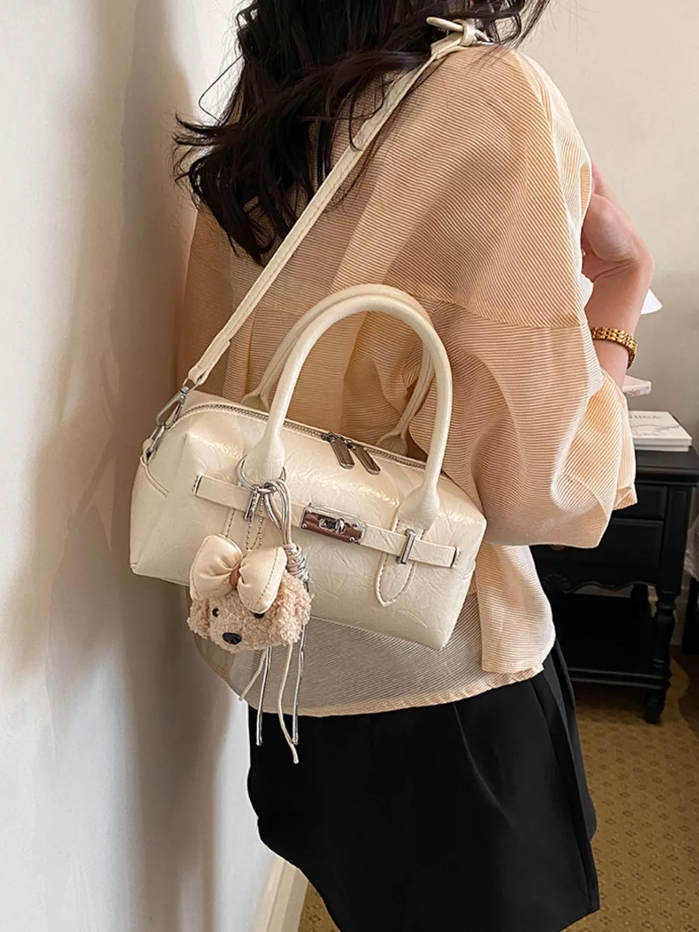 Top-Handle Shoulder Bag, image 11