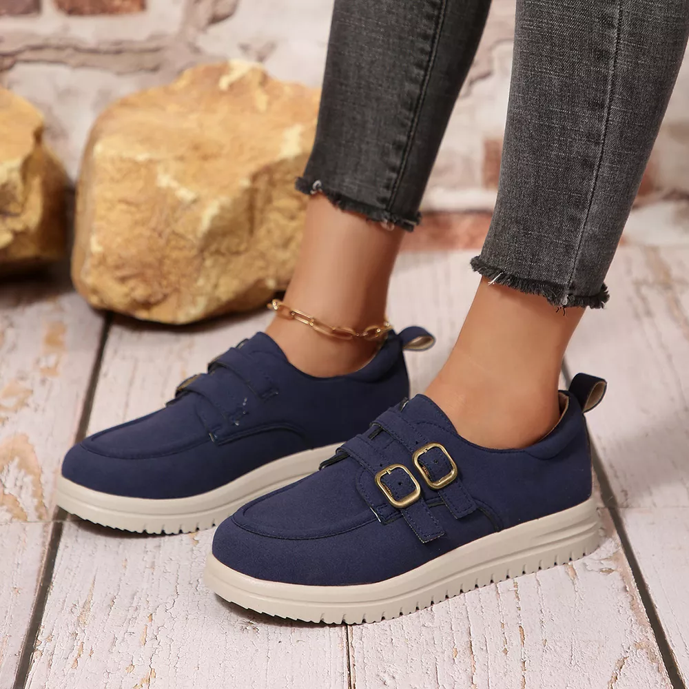 Buckle Accent Casual Loafers, image 10
