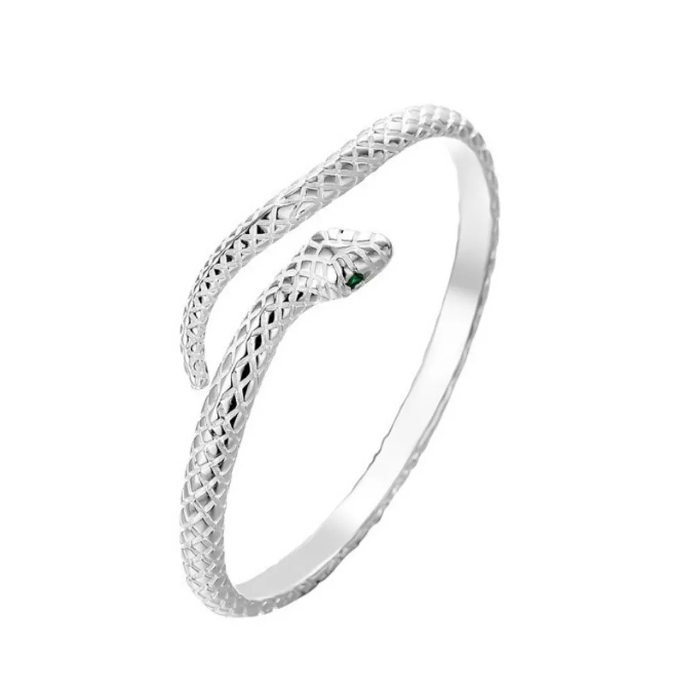 925 Sterling Silver Snake Bypass Ring, image 5