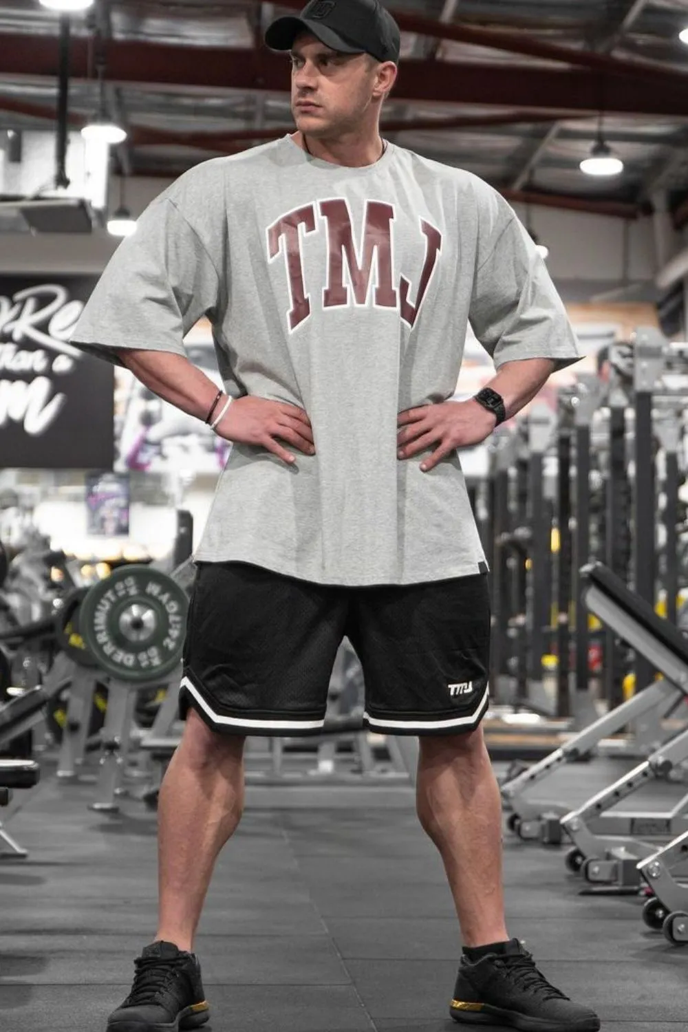 Men's Plus Size Letter Round Neck Half Sleeve T-Shirt, image 5
