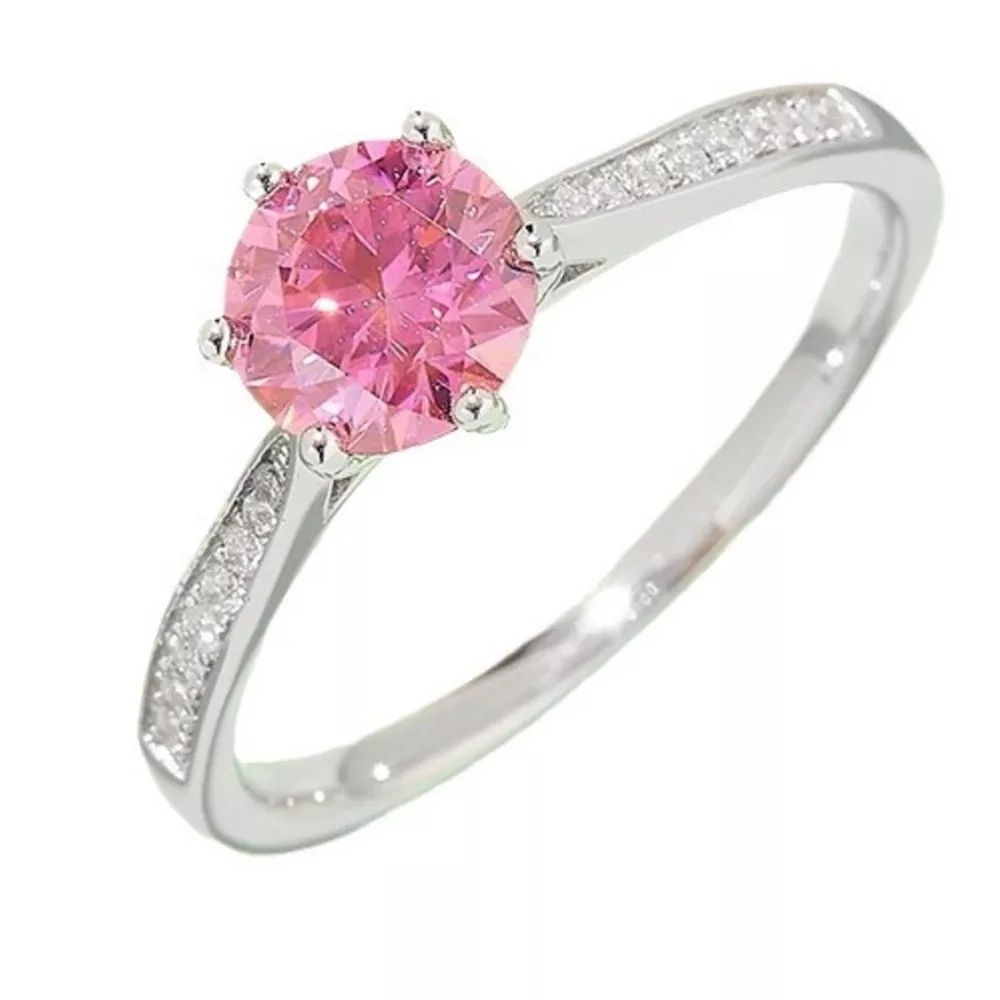 3 Carat 925 Sterling Silver Moissanite Ring, image 6