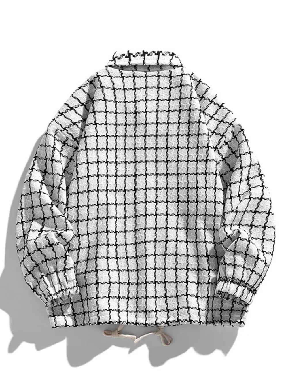 Men's Full Size Plaid Button Up Casual Jacket Plus Size, image 5