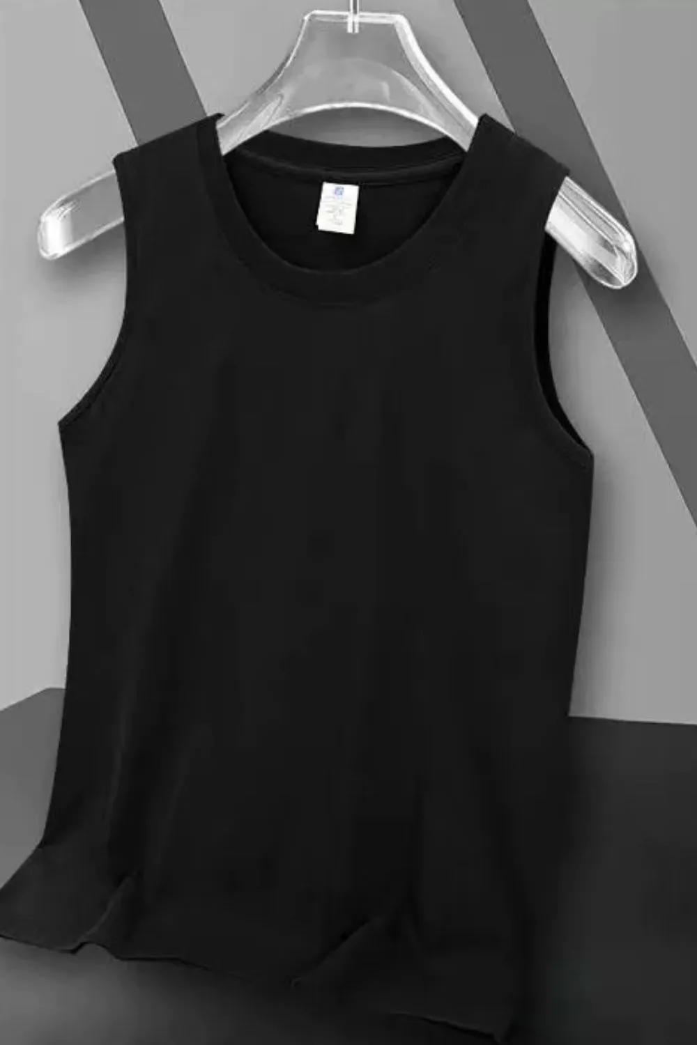 Men's Full Size Round Neck Tank Plus Size