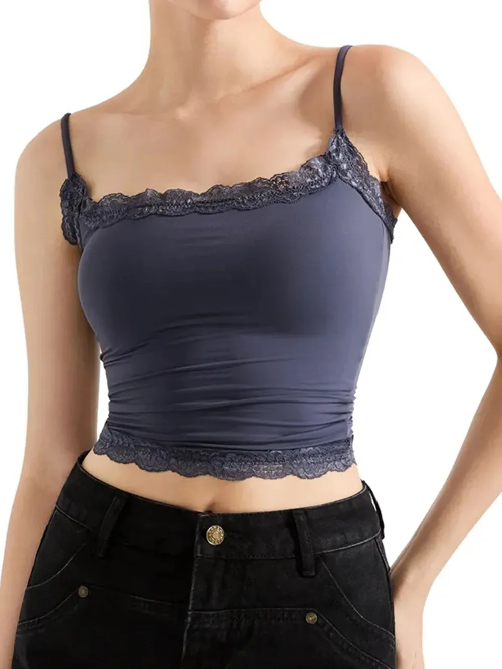 Lace Trim Cami Top, image 16