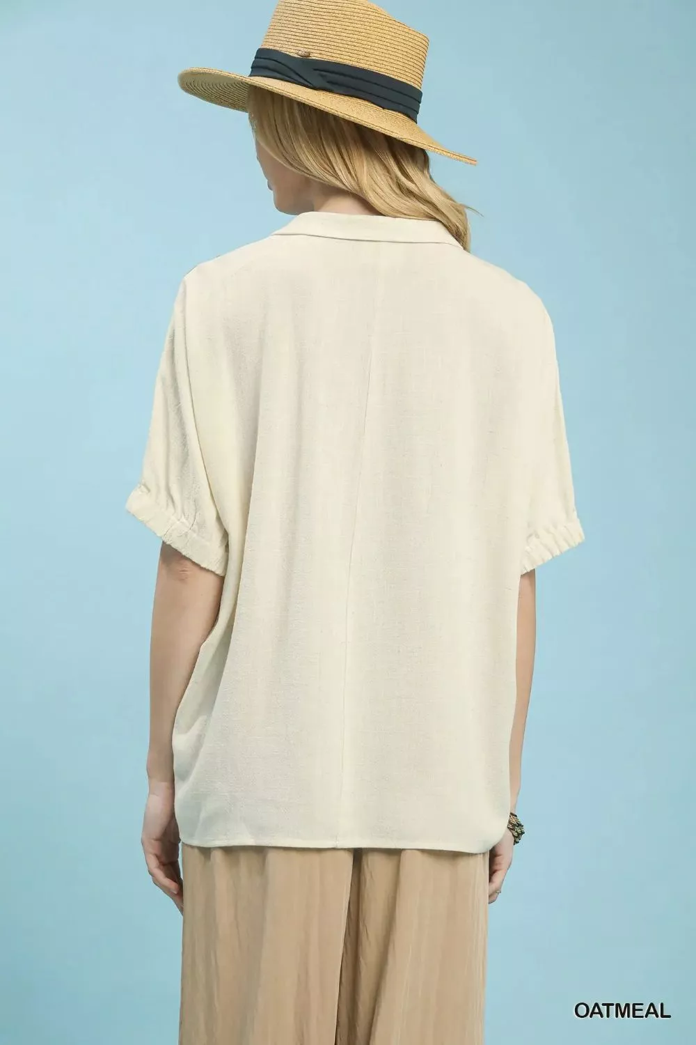Floral Embroidered Sleeve Blouse, image 3