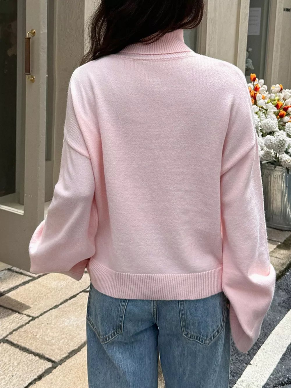 Turtleneck Long Sleeve Sweater, image 9