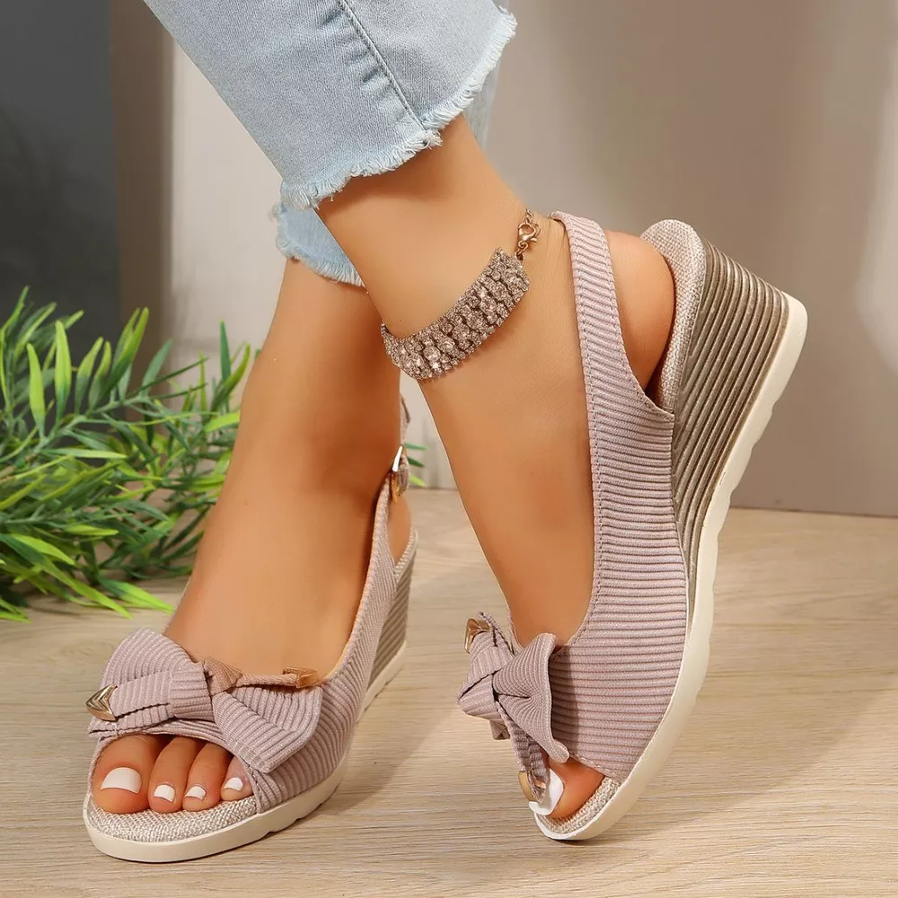 Open Toe Wedge Sandals, image 8