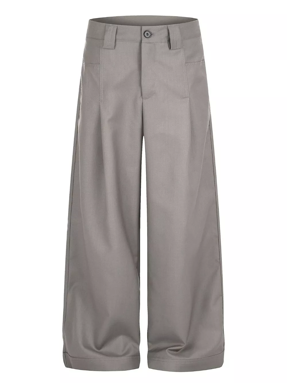 Men's High-Waisted Wide-Leg Pants