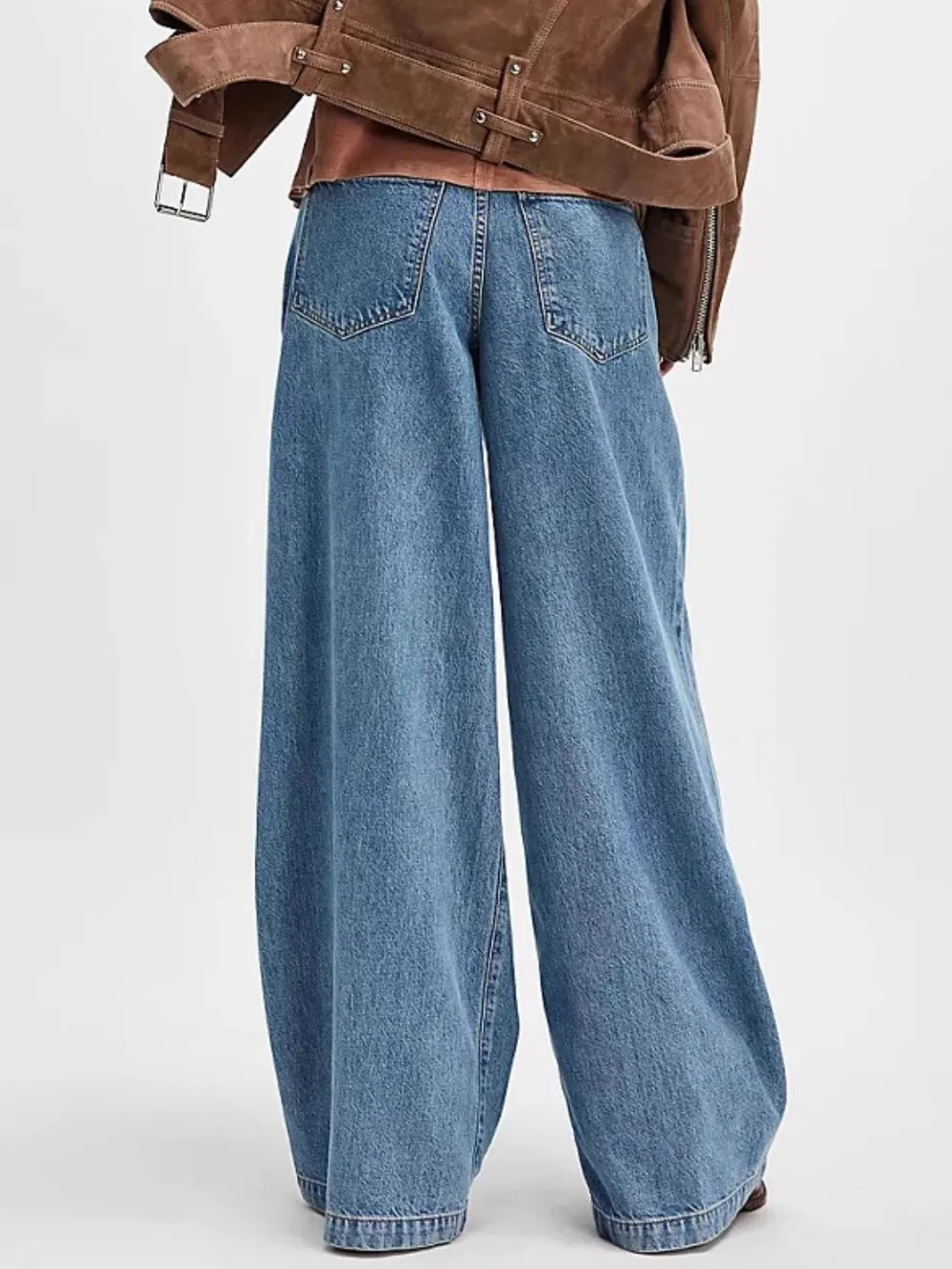 Wide Leg Jeans with Pockets, image 2