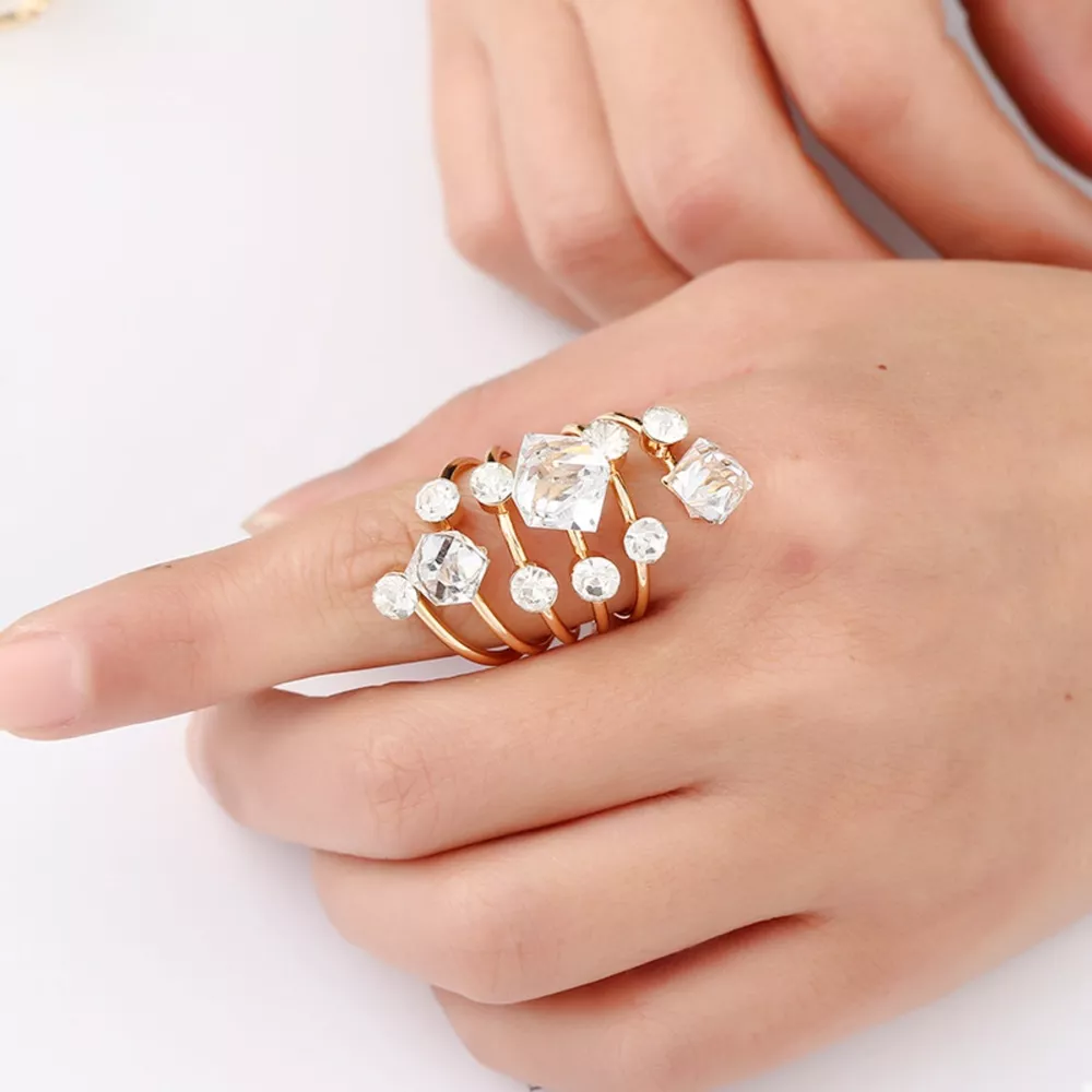 18K Gold-Plated Multi-Layered Ring, image 9