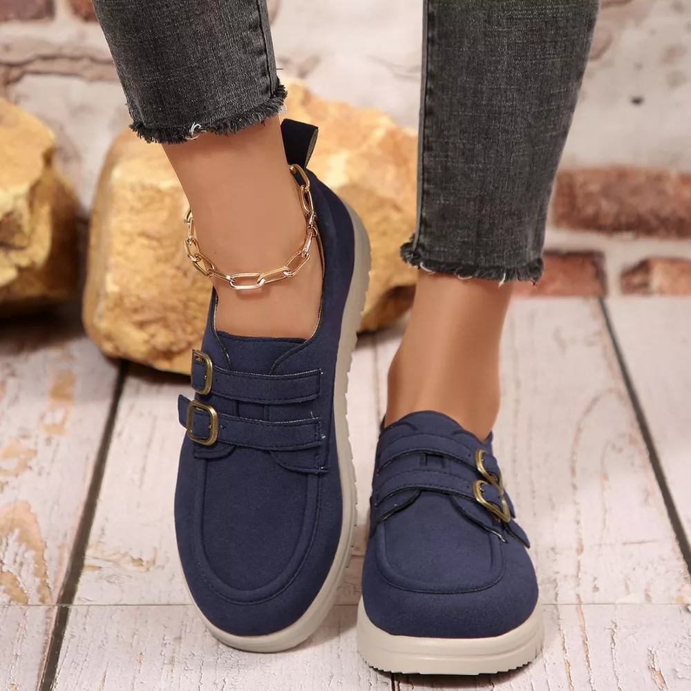 Buckle Accent Casual Loafers, image 11