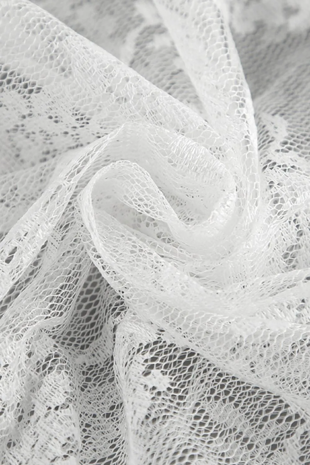 Lace Elastic Waist Maxi Skirt, image 4