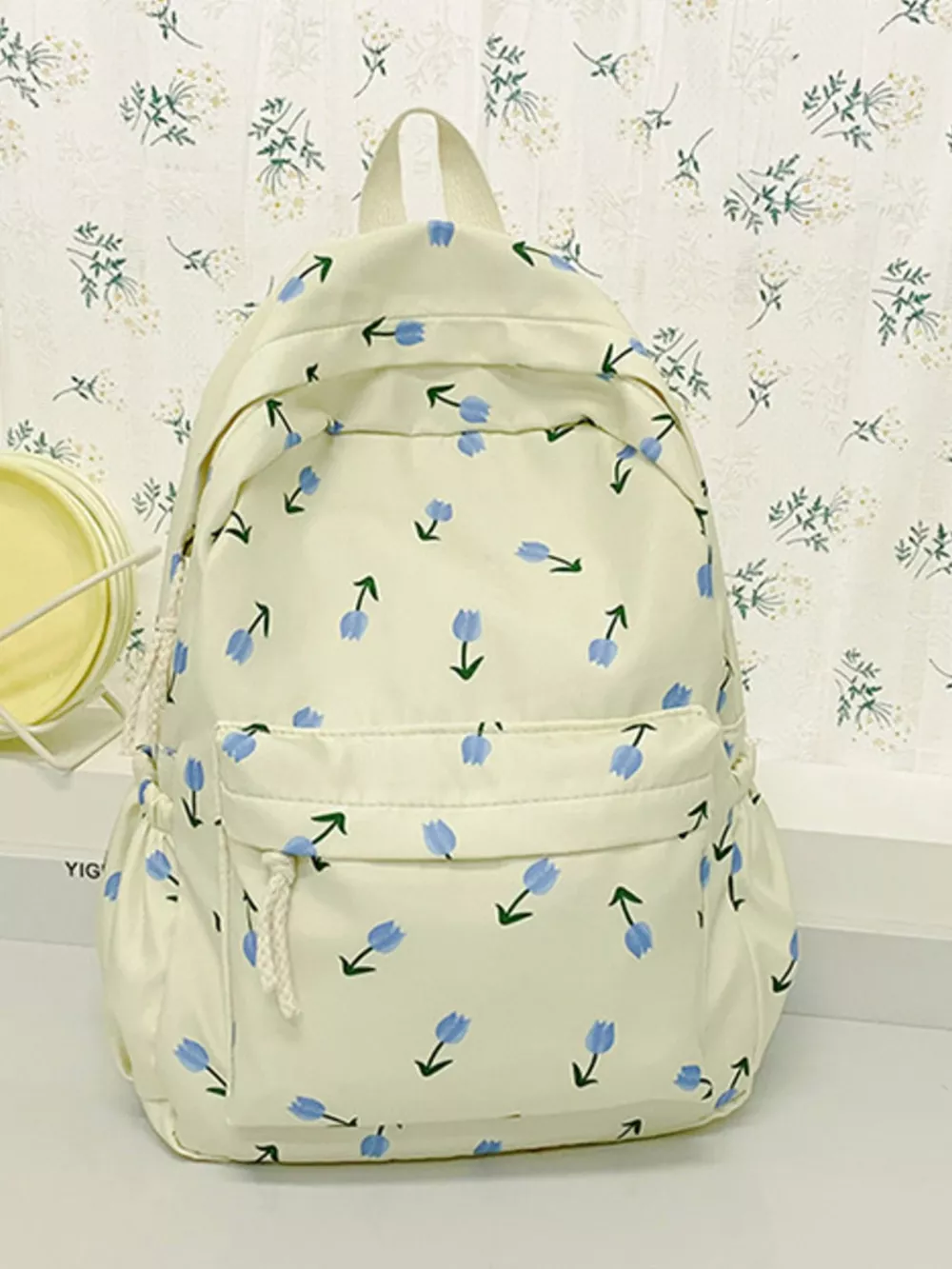 Floral Print Lightweight Backpack Bag, image 5
