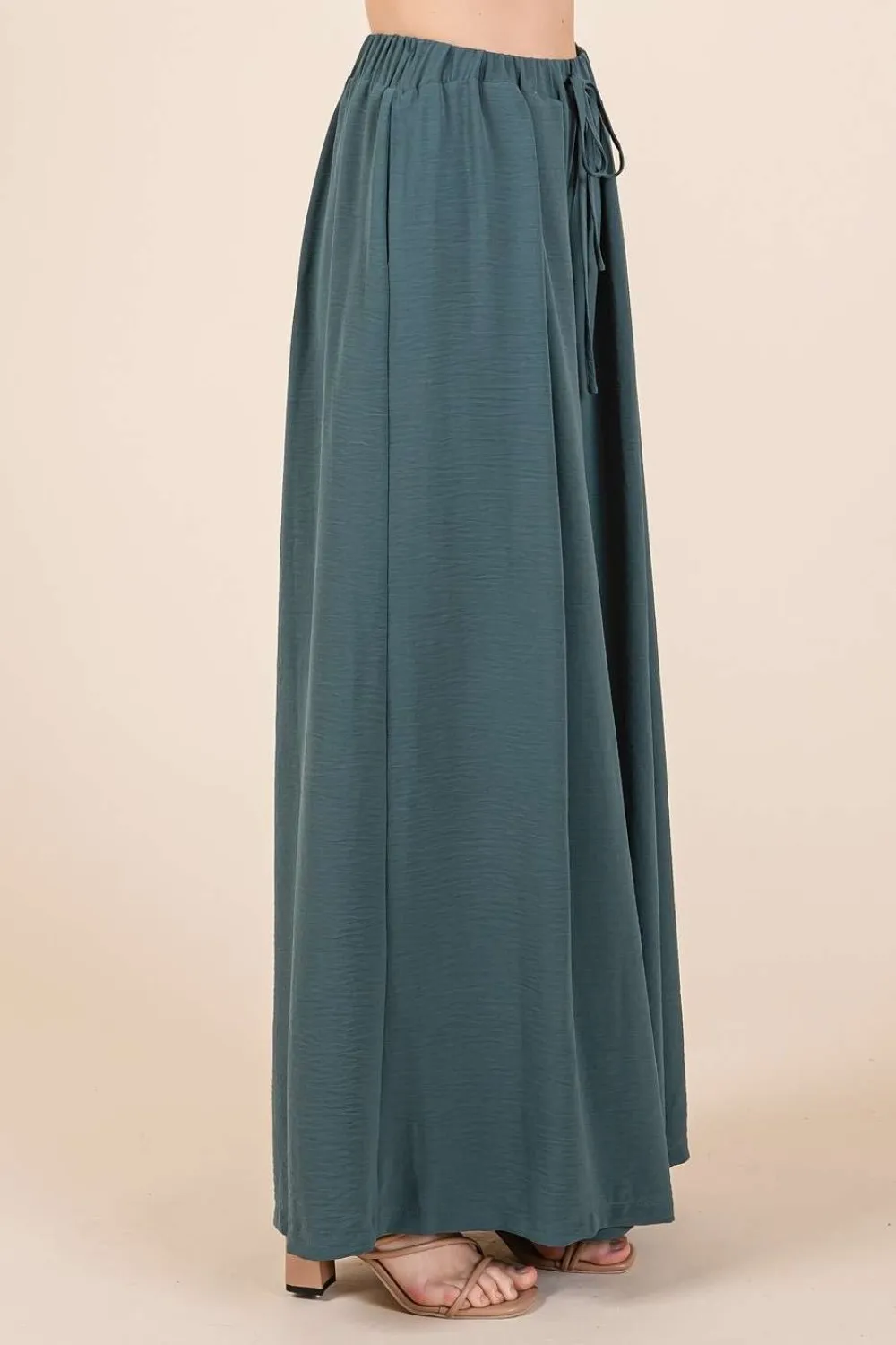Pleated Wide Leg Pants, image 3