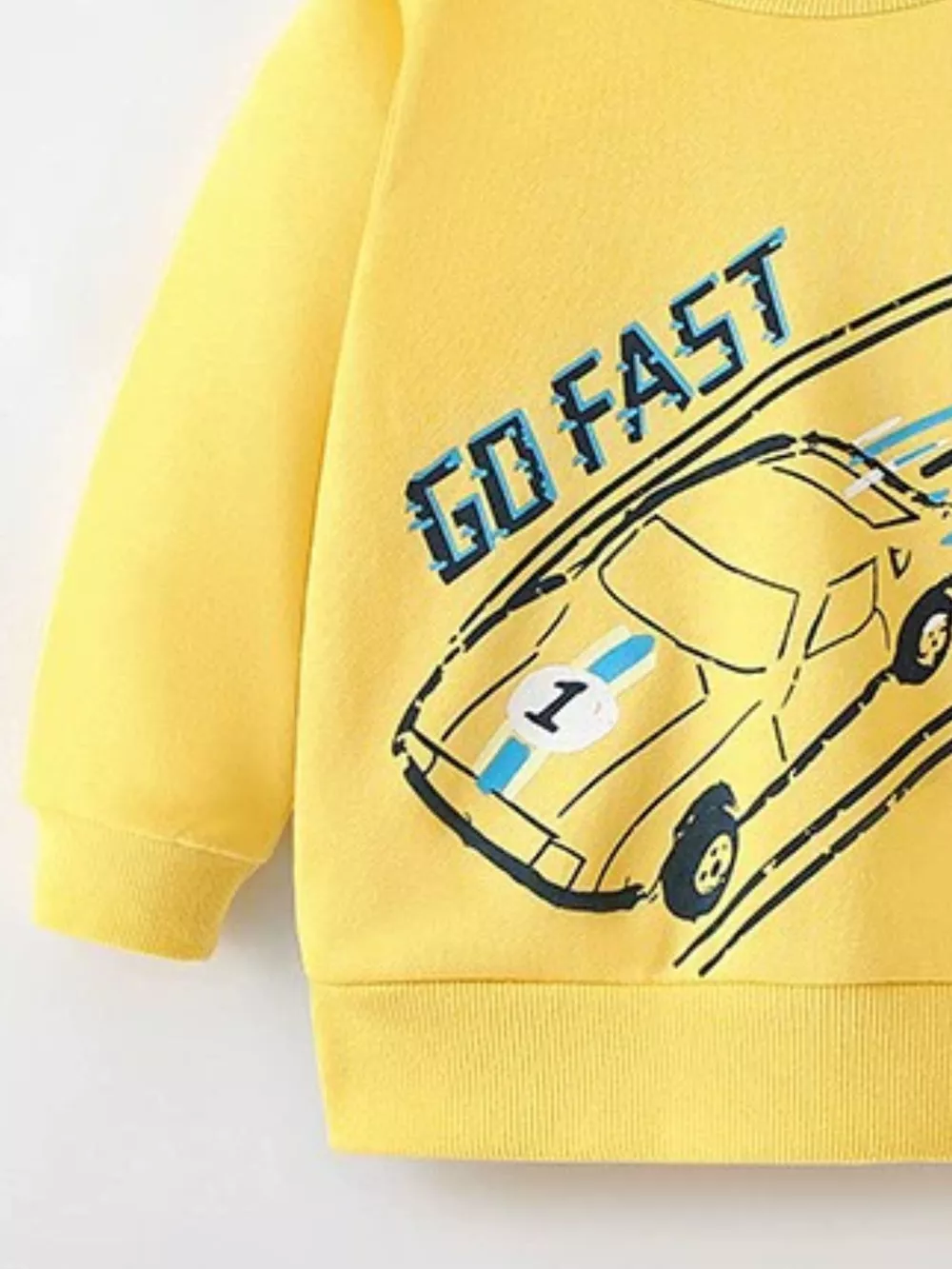 Children's Colorful Car Crew Neck Sweatshirt, image 5