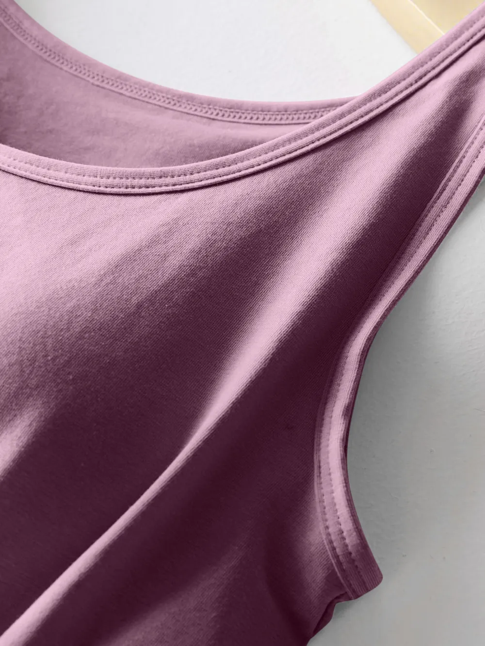 Round Neck Tank with Bra, image 12