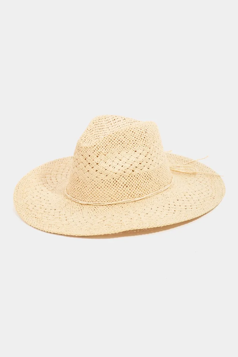 Fame Straw Braided Sun Hat, image 5