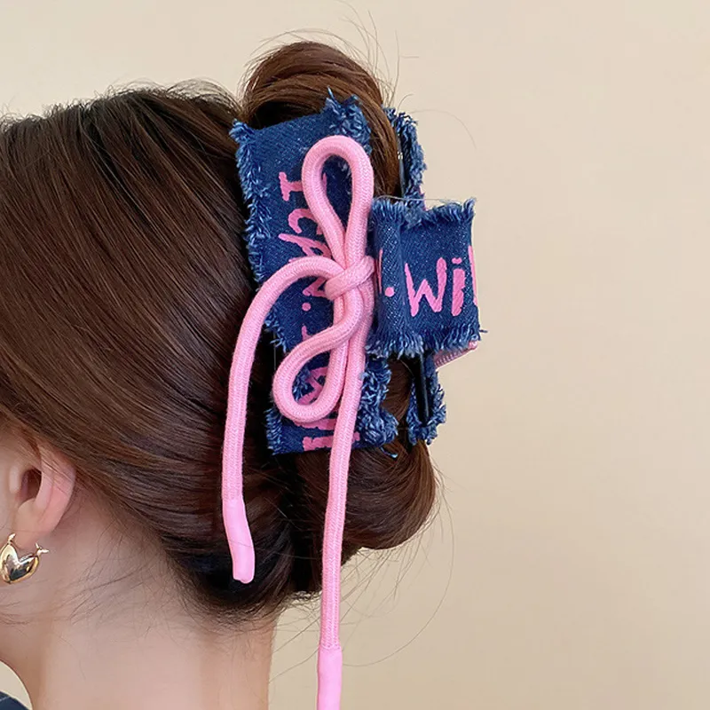 Acrylic Braided Rope Hair Claw Clip, image 6