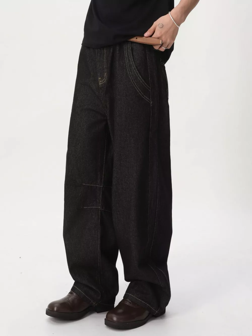 Men's Wide-Leg Jeans, image 6