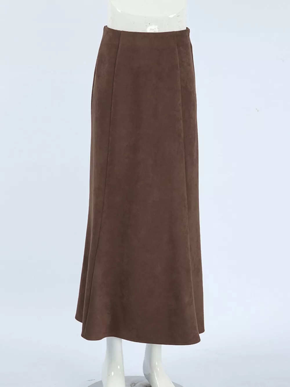 Suede Midi Skirt, image 9