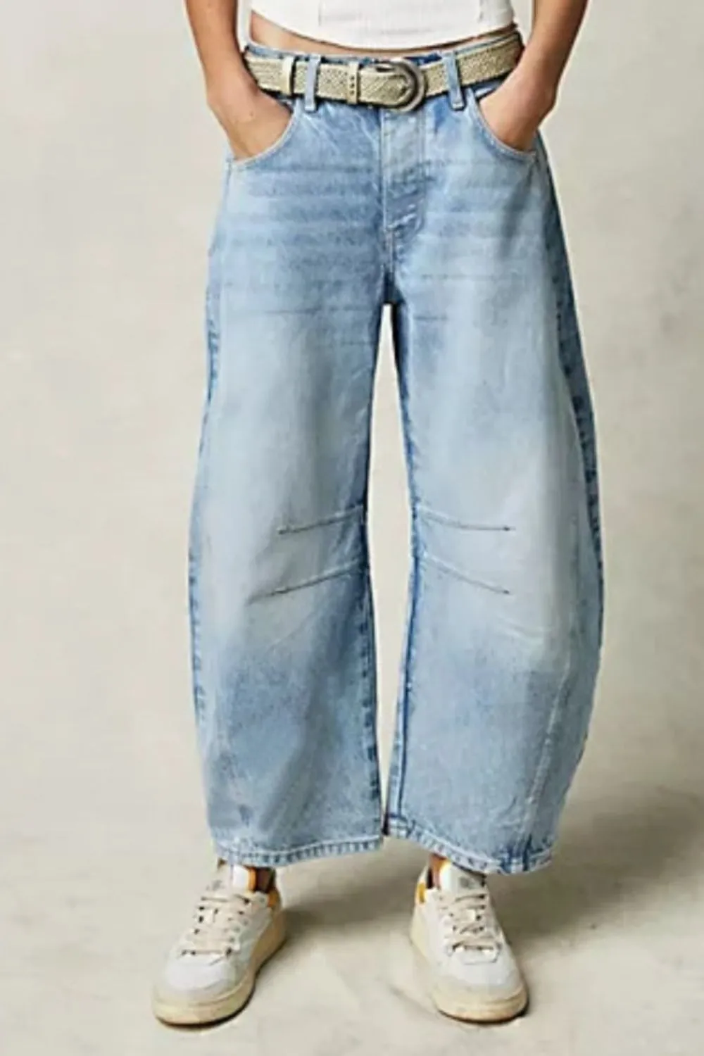 Wide Leg Jeans with Pockets, image 12