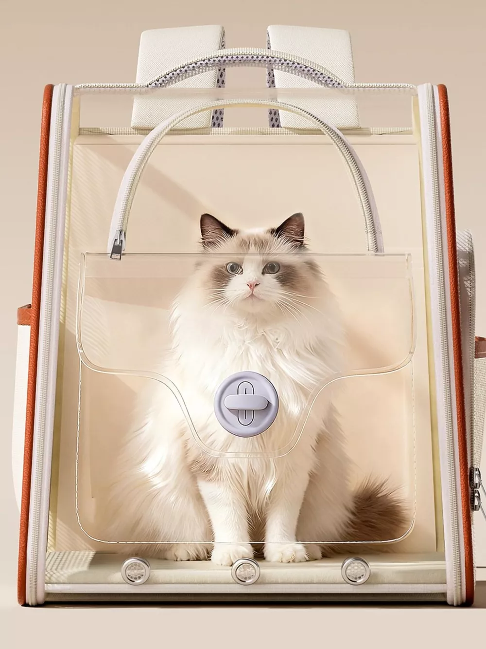Portable Breathable Pet Carrier Backpack, image 6