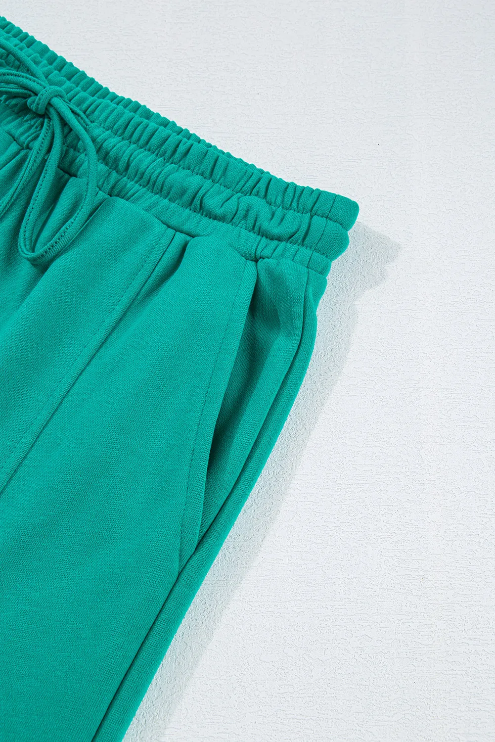 Full Size Round Neck Long Sleeve Top and Drawstring Pants Set, image 6