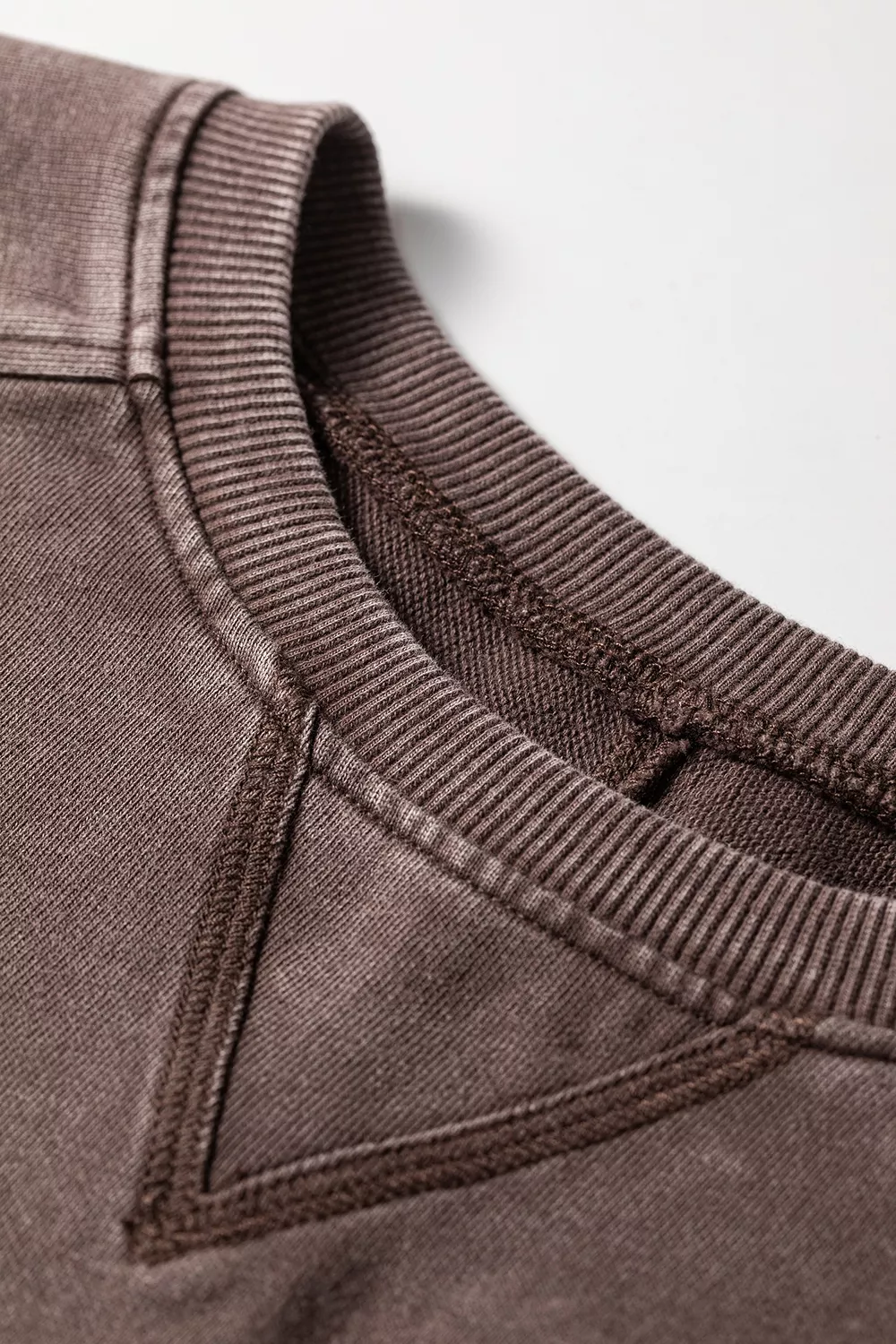 3/4 Sleeve Mineral Wash Loose Cotton Top, image 8