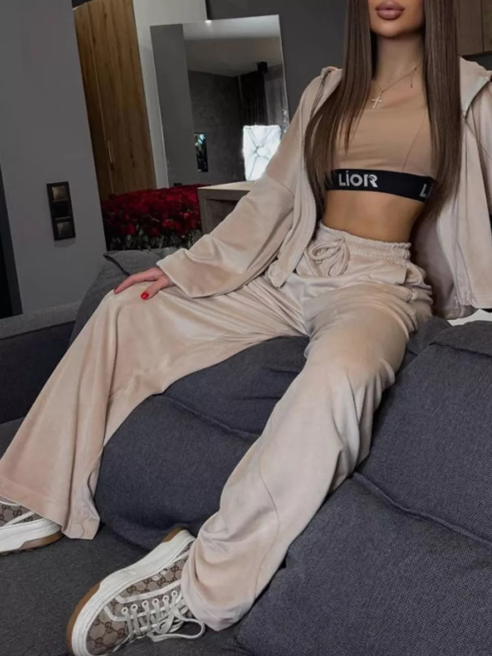 Zip Up Cropped Outerwear and Pants Set, image 17
