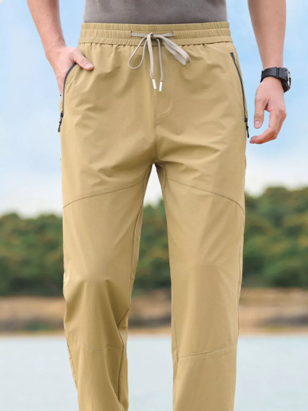 Men's Plus Size Wide Leg Pants, image 3