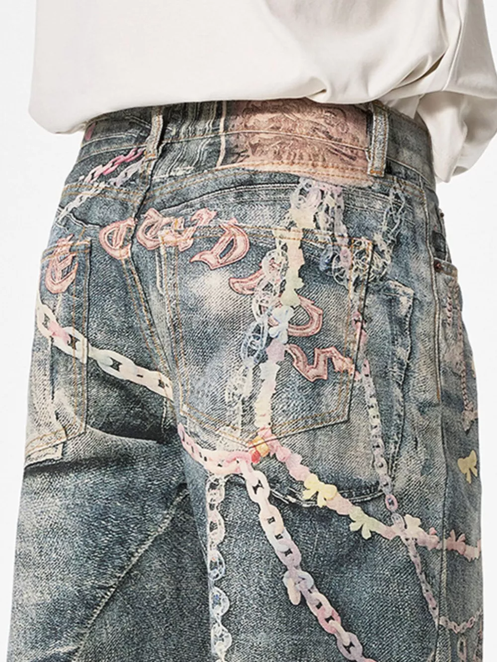 Men's Wide Leg Jeans, image 4