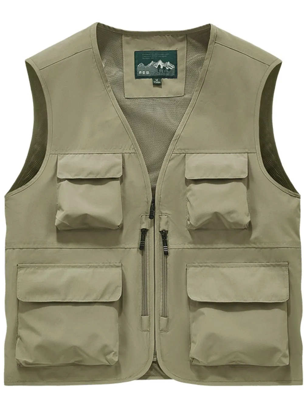 Men's Full Size Zip Up Vest Plus Size, image 7