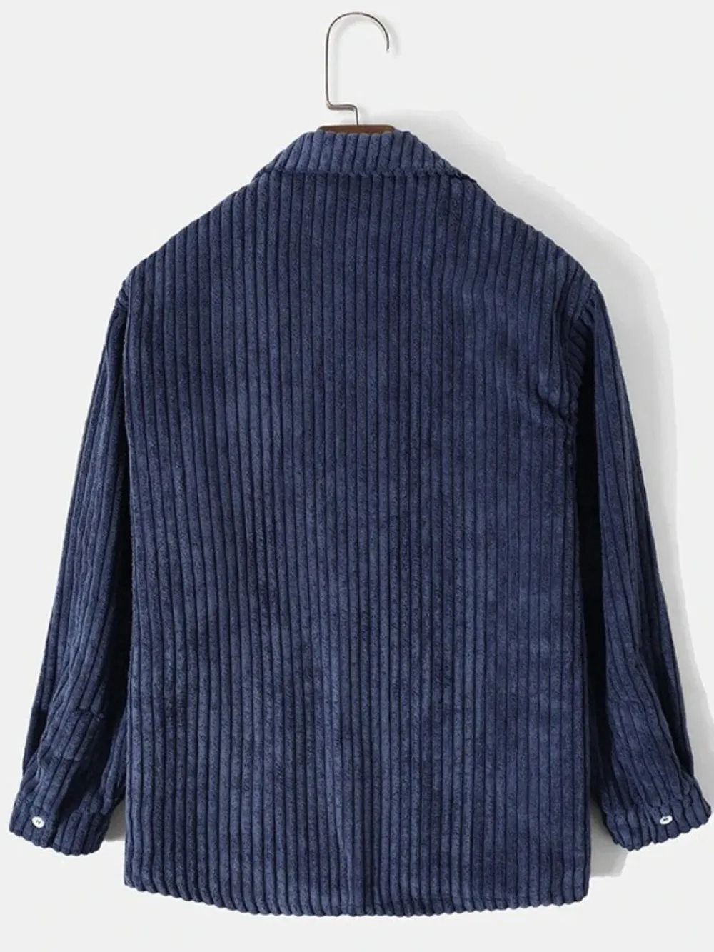 Men's Full Size Corduroy Button Up Long Sleeve Jacket Plus Size, image 2