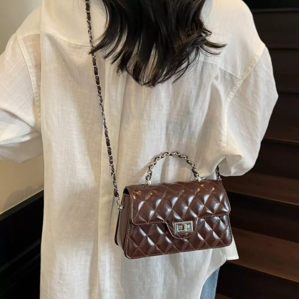 Quilted Flap Crossbody Bag, image 5