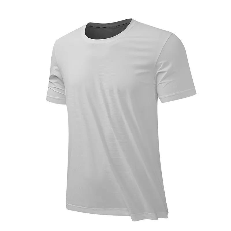 Men's Plus Size Quick-Dry Round Neck Athletic T-Shirt, image 2