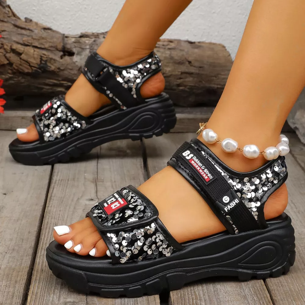 Open Toe Platform Sandals, image 4