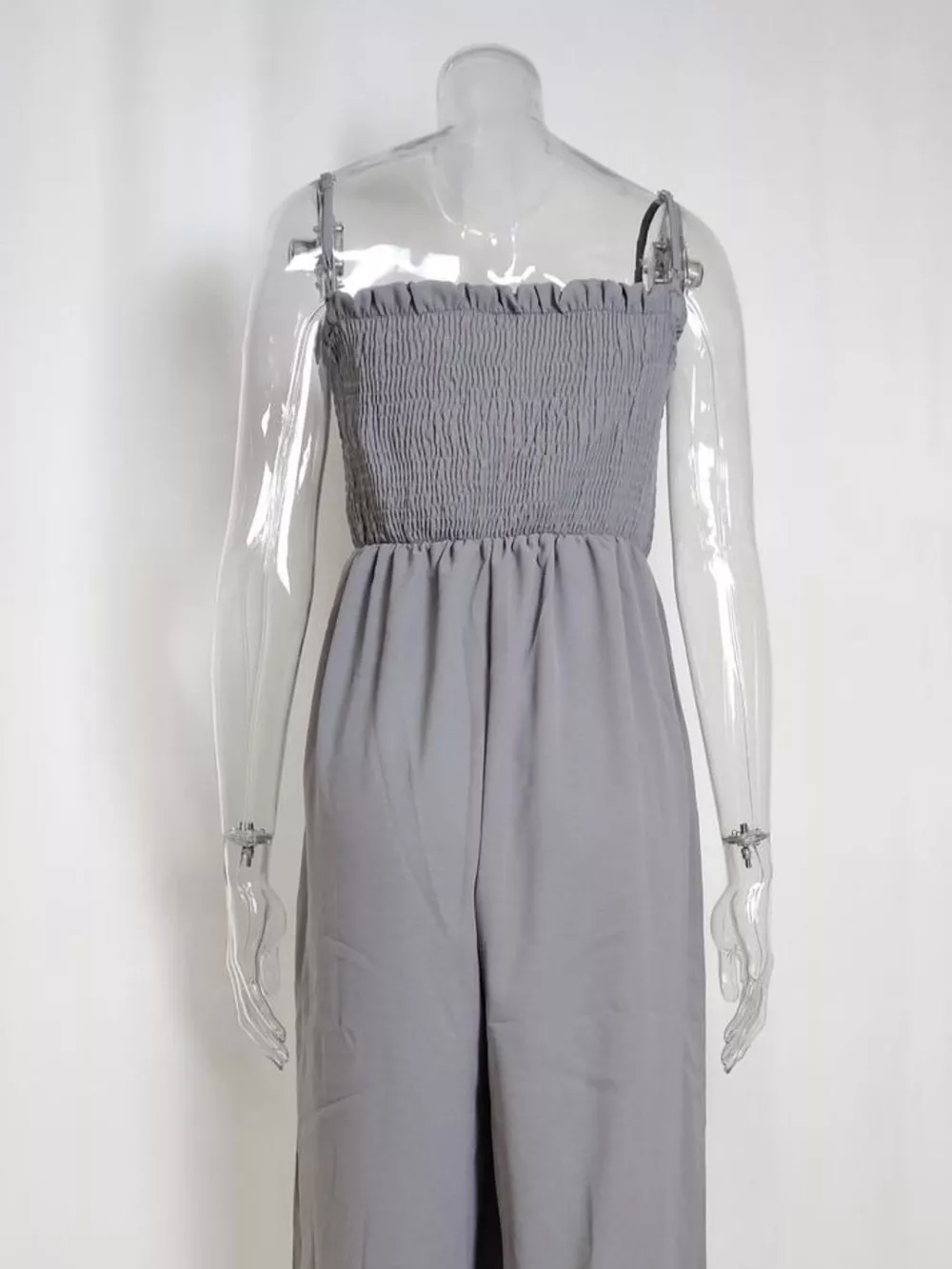 Smocked Wide Leg Jumpsuit, image 10