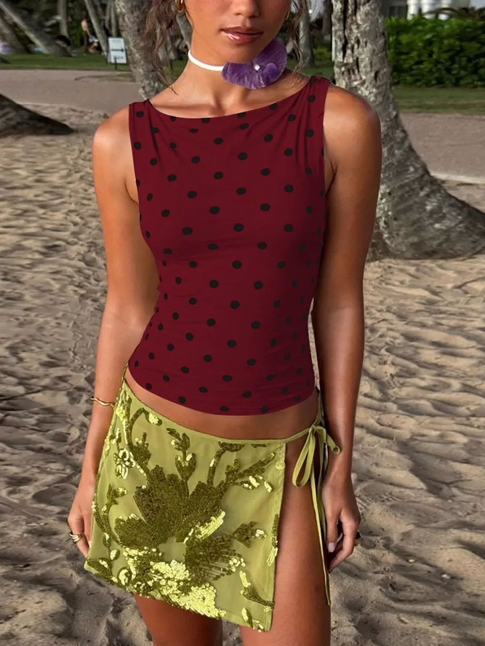 Polka Dot Tank Top, image 17