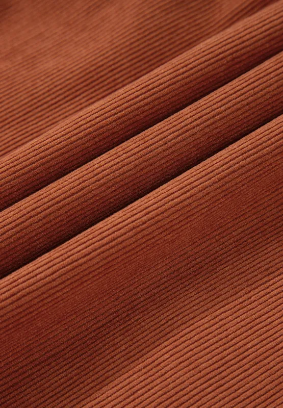 Corduroy Quarter Snap Three-Quarter Sleeve Dress, image 10