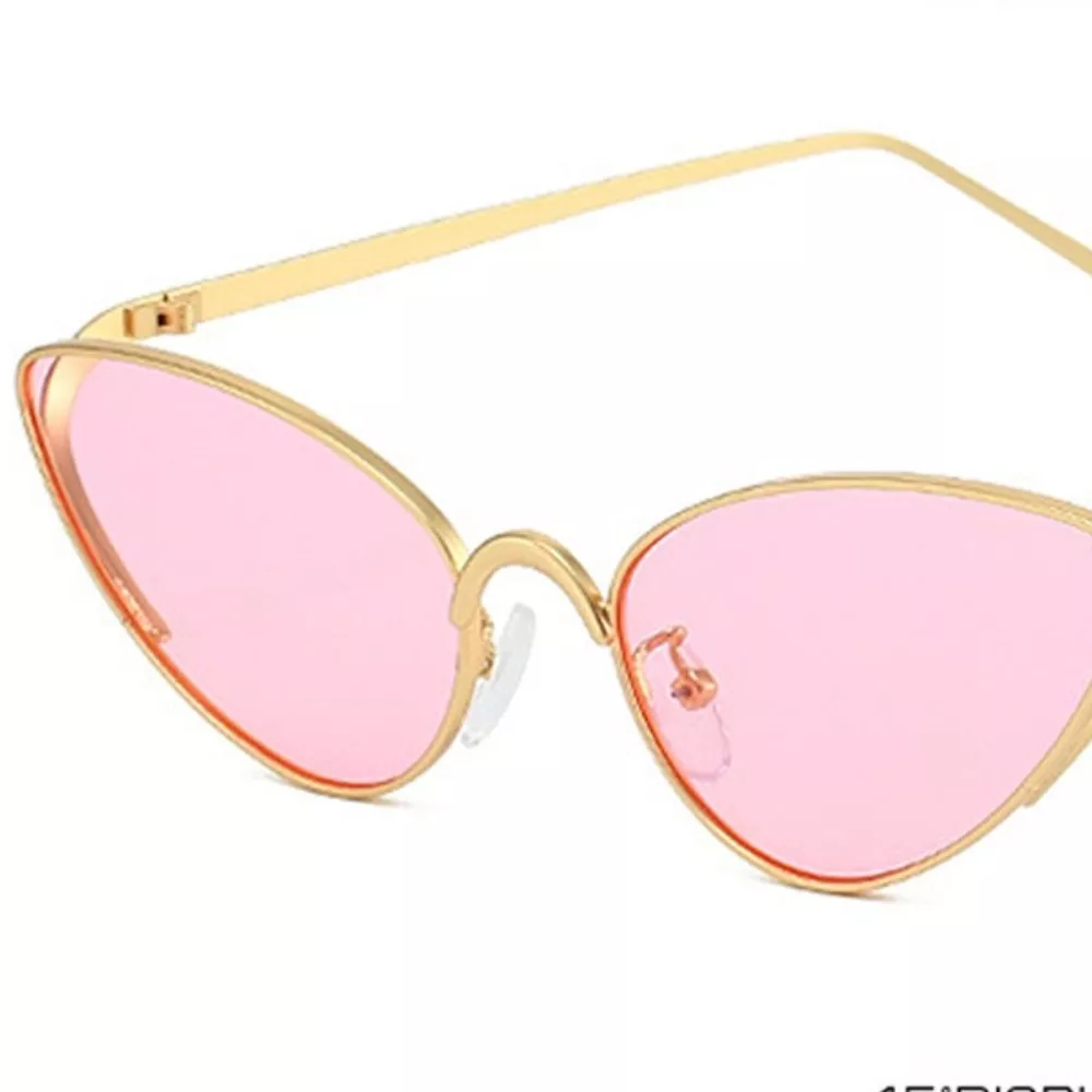 Gold-Rimmed Cat-Eye Sunglasses, image 6