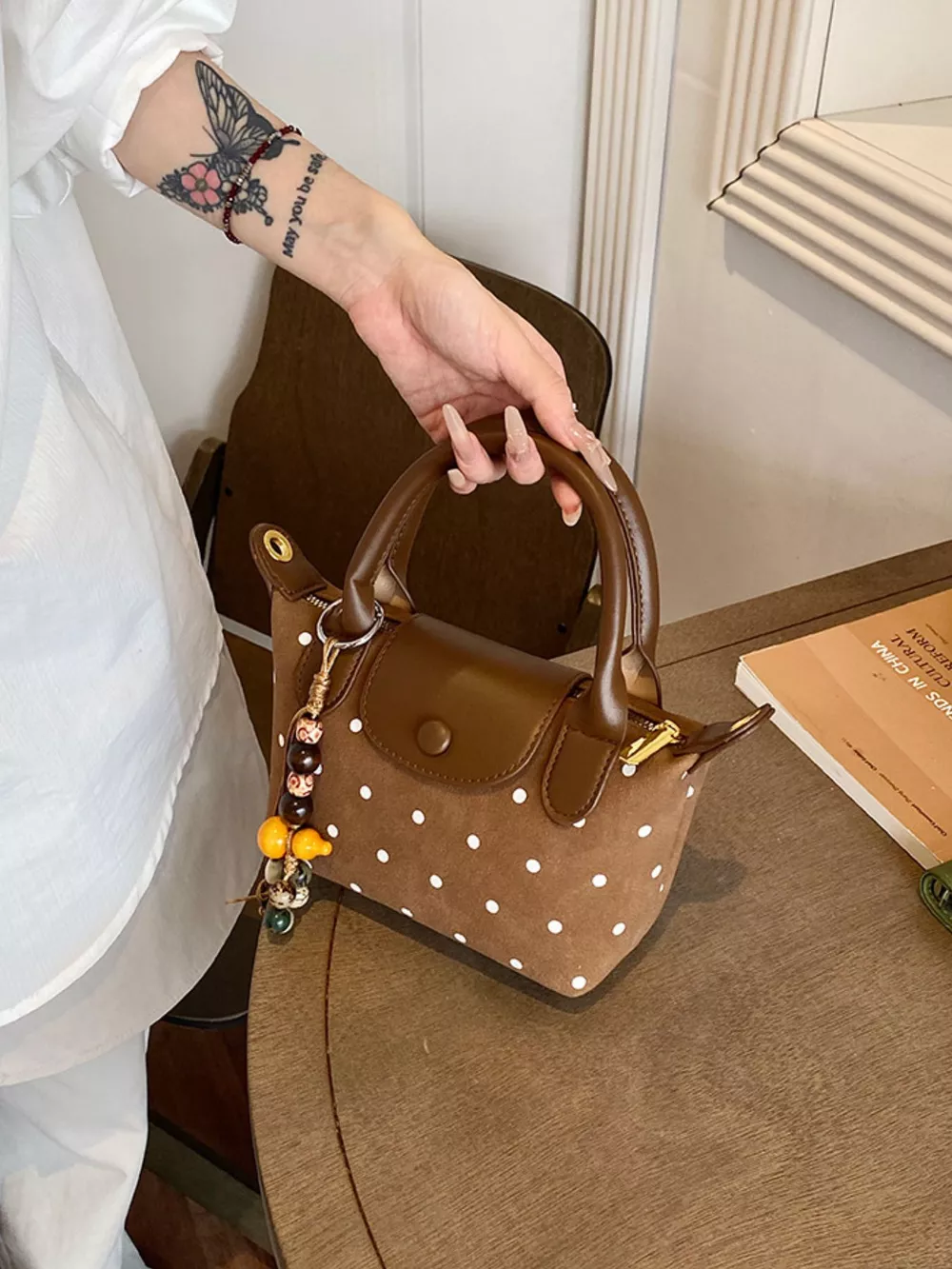 Polka Dot Crossbody Bag, image 5