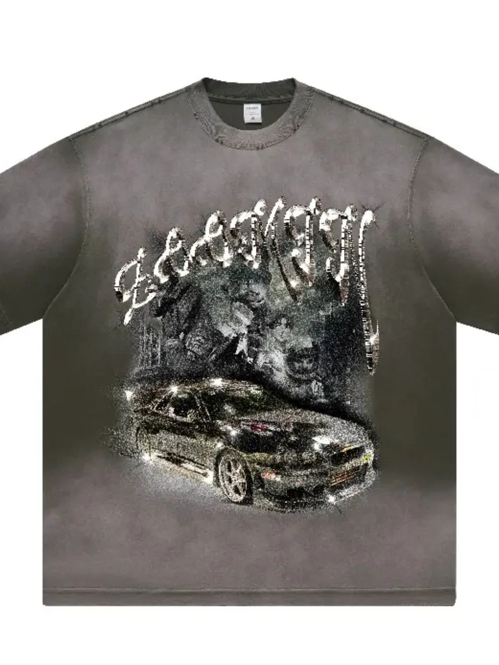Men's Graphic Round Neck Short Sleeve T-Shirt, image 2