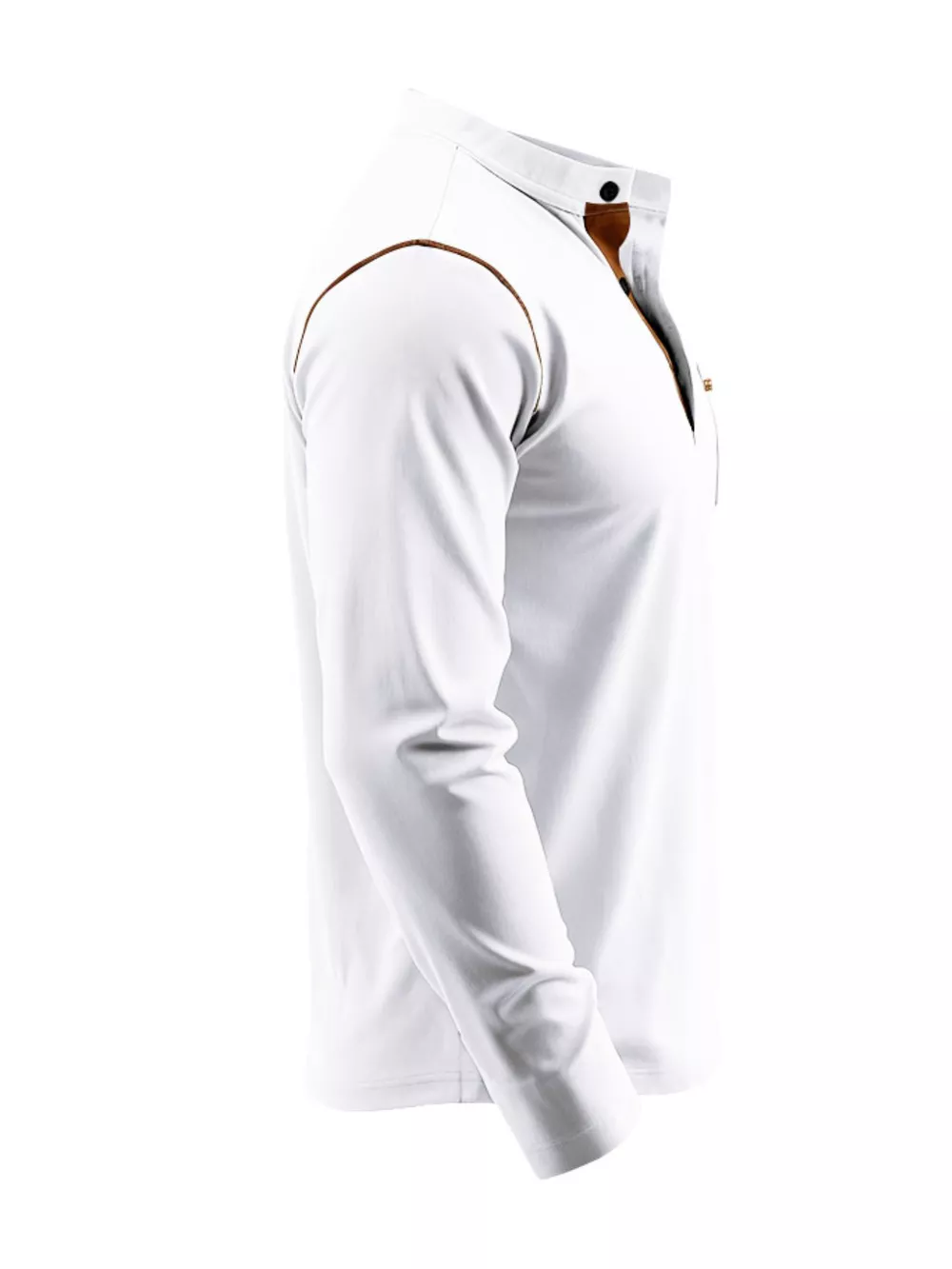 Men's Full Size Casual Long Sleeve Henley T-Shirt with Pocket Plus Size, image 5