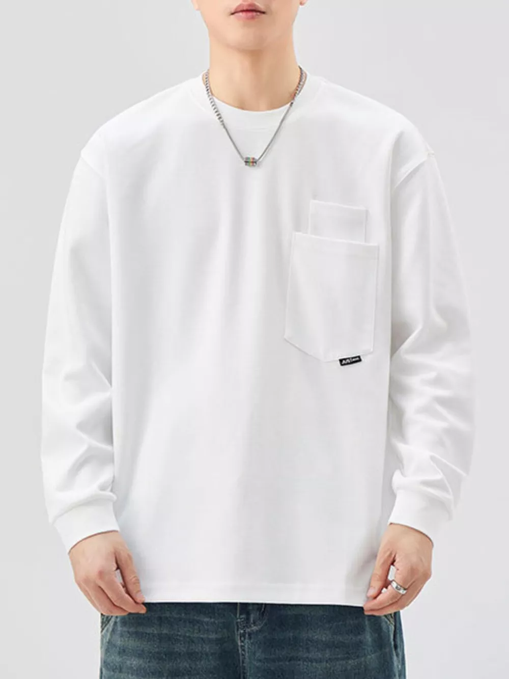 Men's Plus Size Casual Long Sleeve Sweatshirt, image 13
