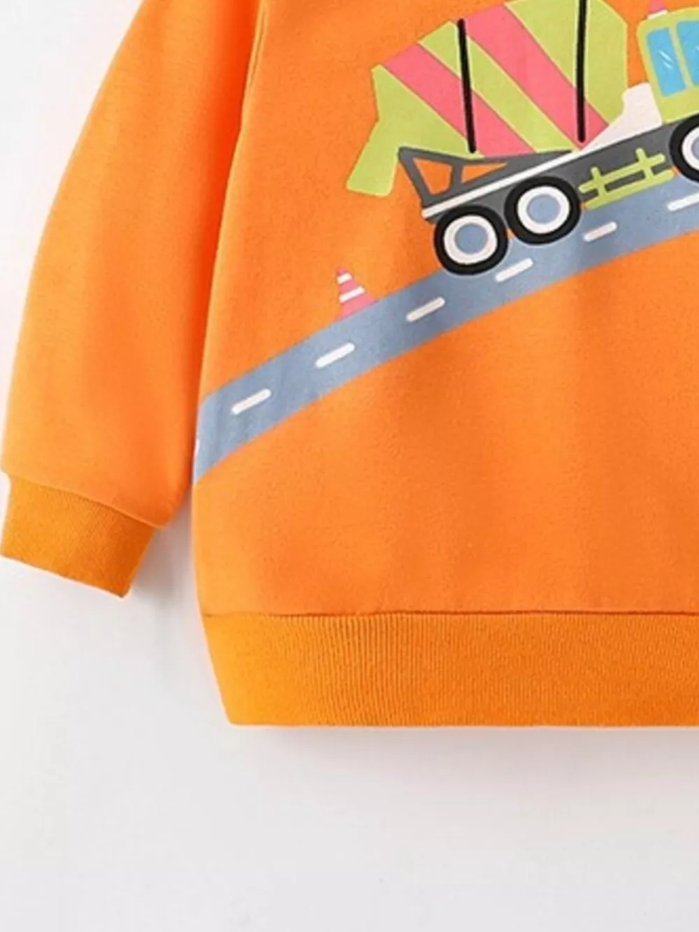 Children's Colorful Car Crew Neck Sweatshirt, image 6