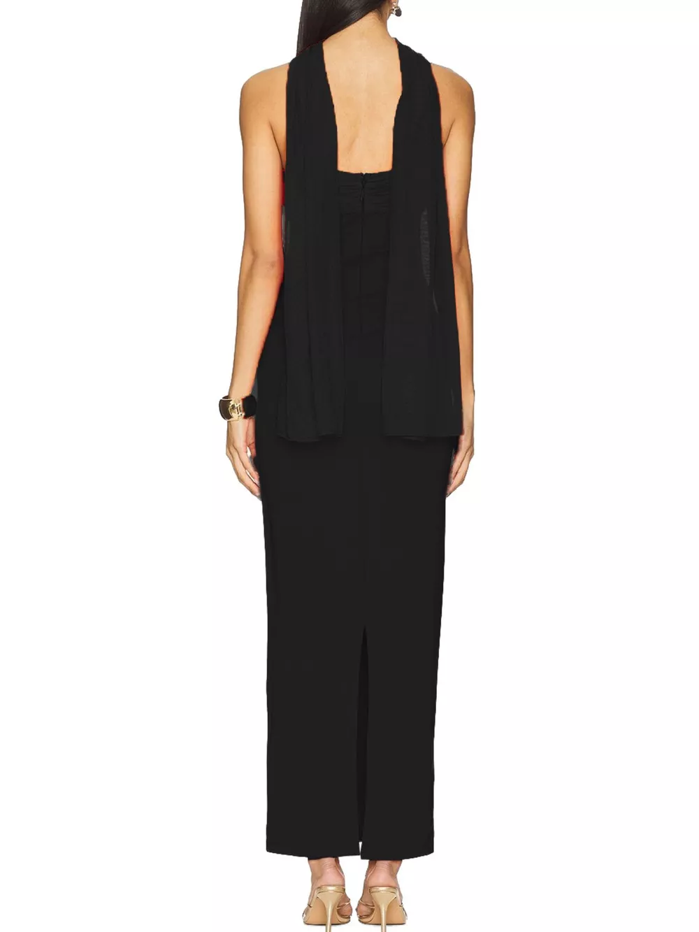 Ruched Tube Maxi Dress, image 9