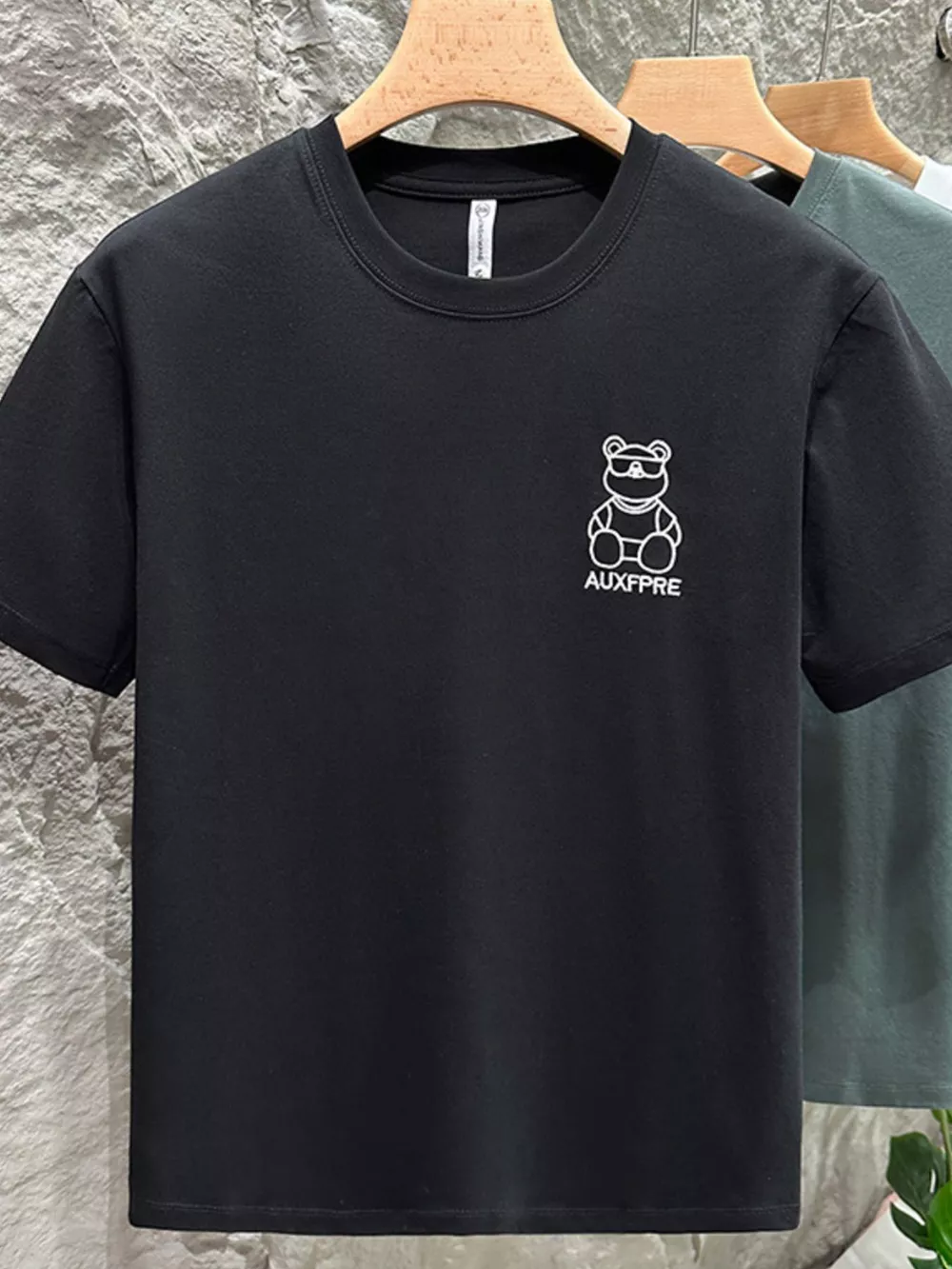 Men's Plus Size Round Neck Short Sleeve T-Shirt